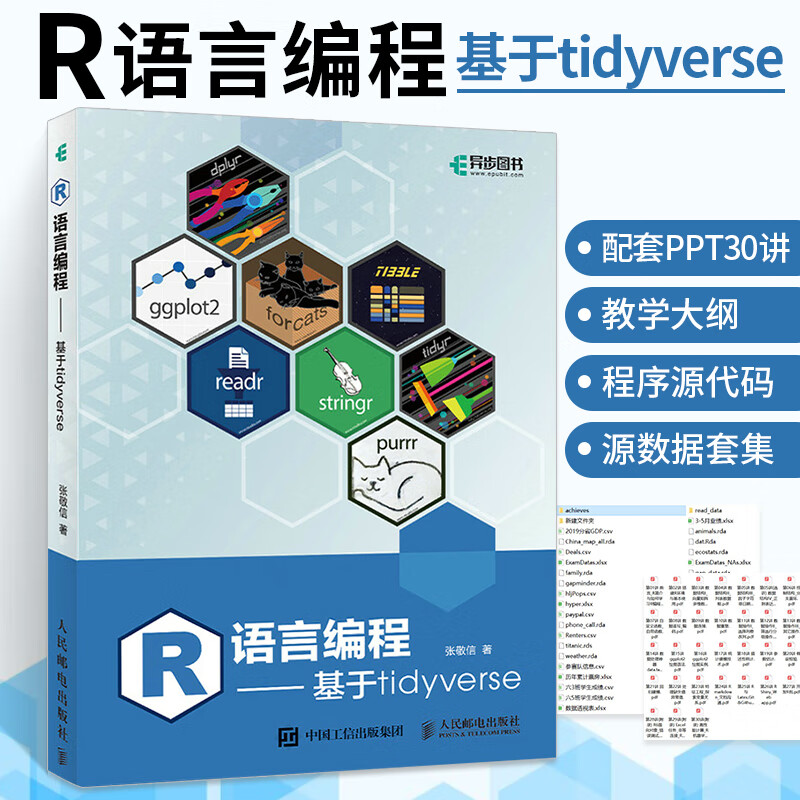 r语言编程 基于tidyverse r语言编程入门教程书籍 r语言编程数据分析