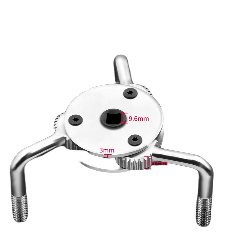 保聯(lián)三爪機(jī)油濾芯扳手油格拆裝鏈條機(jī)濾工具拆卸可調(diào)節(jié)專用防滑濾清器 三爪機(jī)濾扳手（圓）
