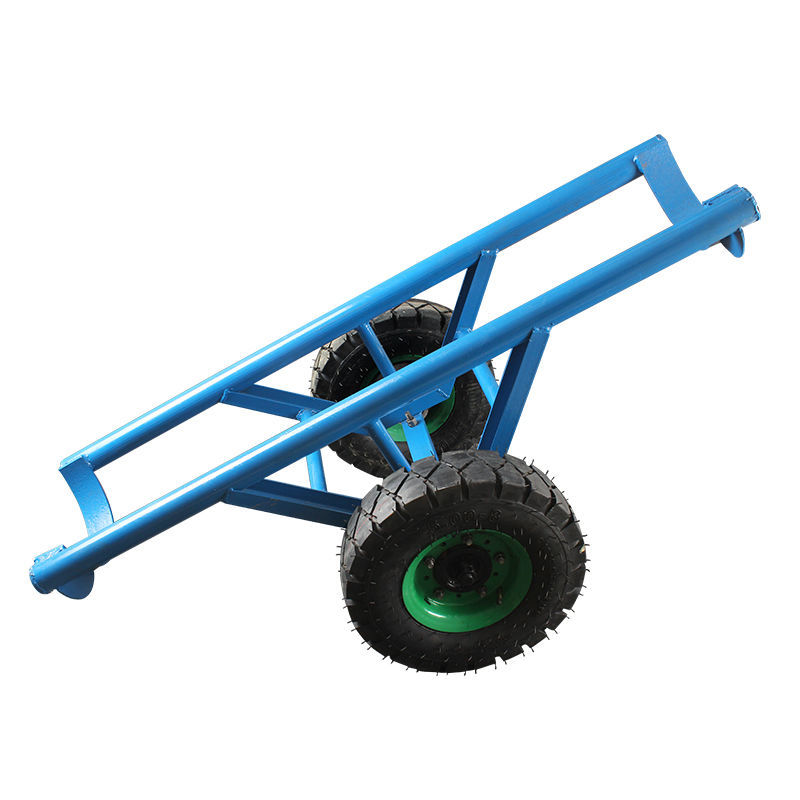 定制适合电力运杆车电线杆炮车运输车水泥杆拉杆车单杆手推车 3吨叉车