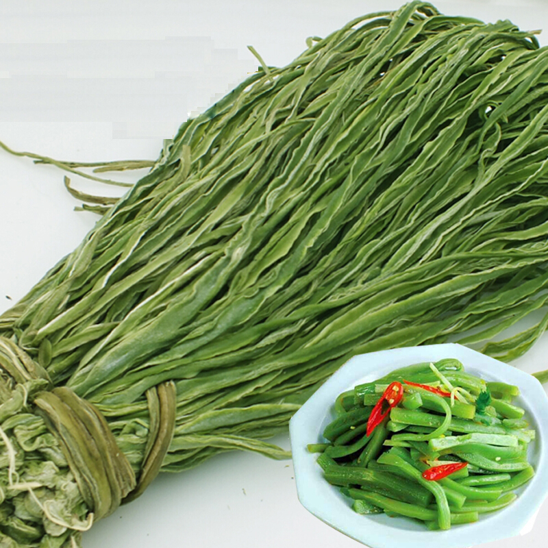秋知余皖北特产贡菜苔干义门贡菜干货火锅苔菜干货土特产脱水蔬菜500g
