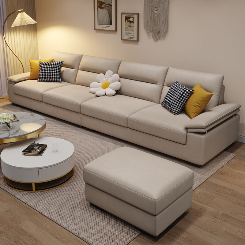 沙发科技布免洗客厅小户型北欧布艺简约现代轻奢乳胶版 双人位 贵妃2