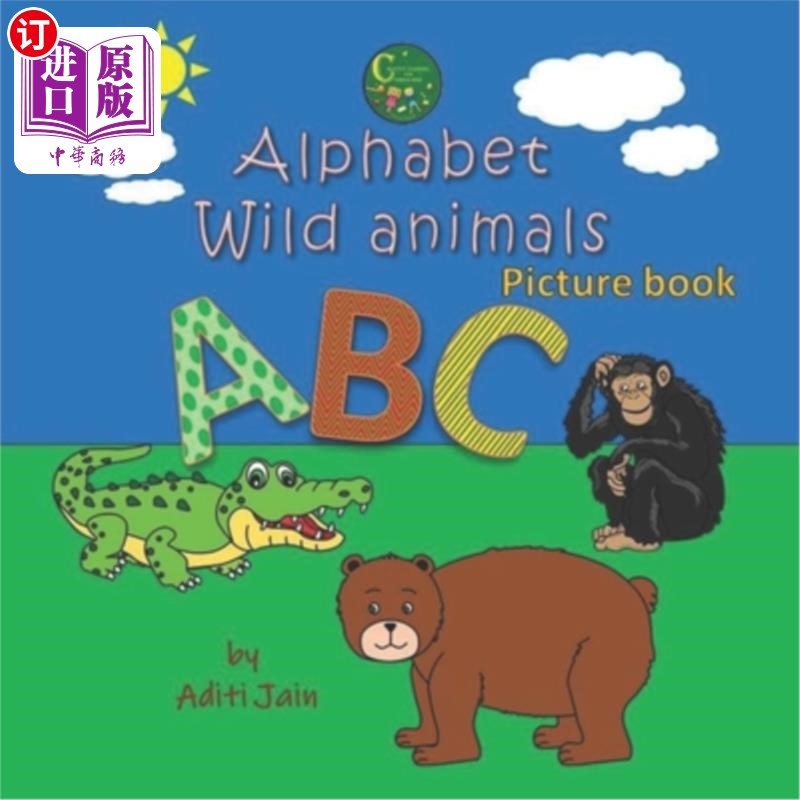 picture book,cookery book 【中商海外直订】alphabet wild animals picture book