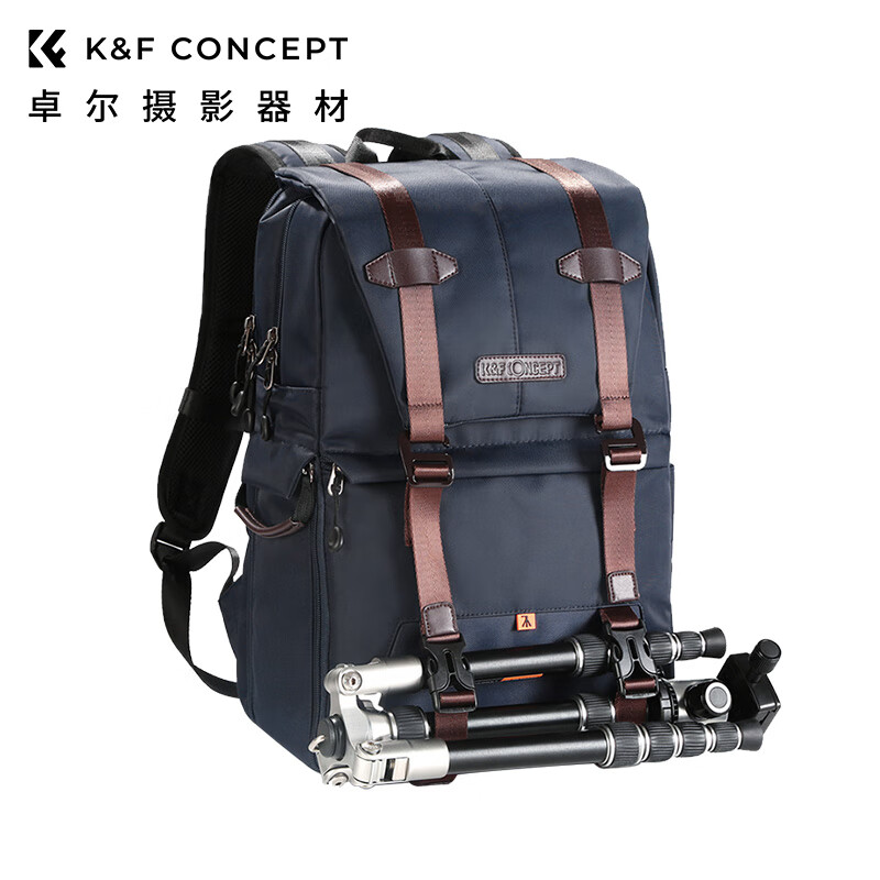K&F Concept  卓尔相机包双肩 微单单反背包 照相机多功能户外复古男女专业摄影包怎么看?