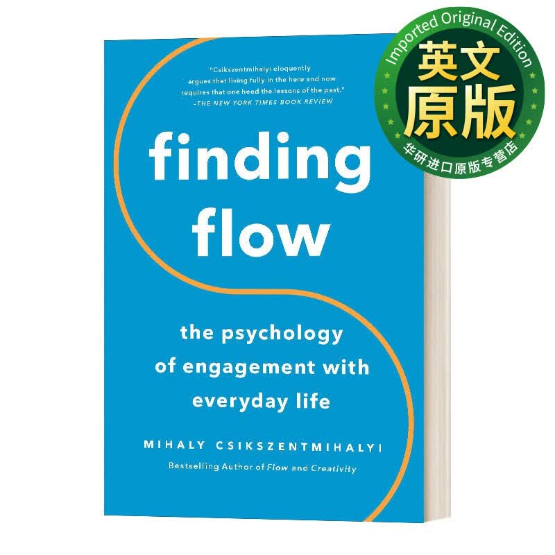 华研原版 Finding Flow 发现心流 英文版 进口英语原版书籍 英文原版
