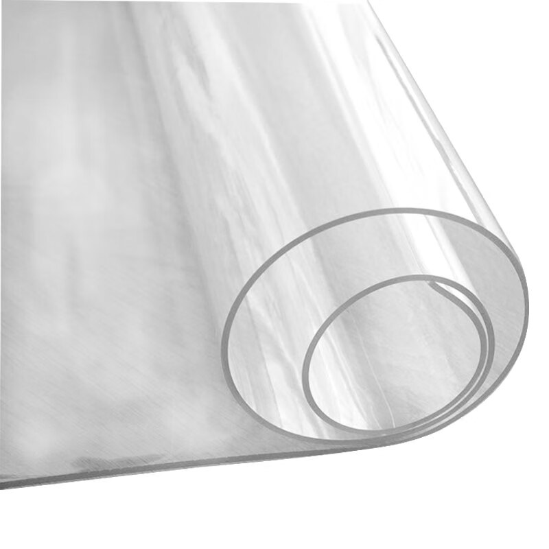 炅石软玻璃PVC餐桌垫防水防油餐桌垫茶几垫透明隔热垫水晶板 加厚1.5mm 0.65*25米CZDTM1.5-065-25