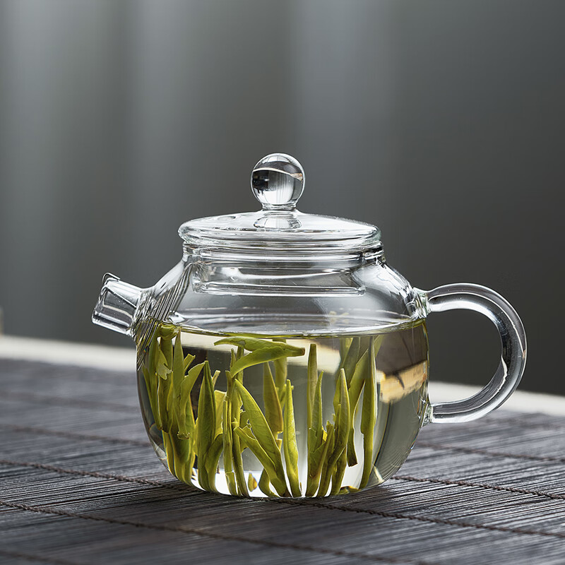 居富德玻璃泡茶迷你小茶壶一人用小型功夫茶茶具150ml绿茶过滤耐热