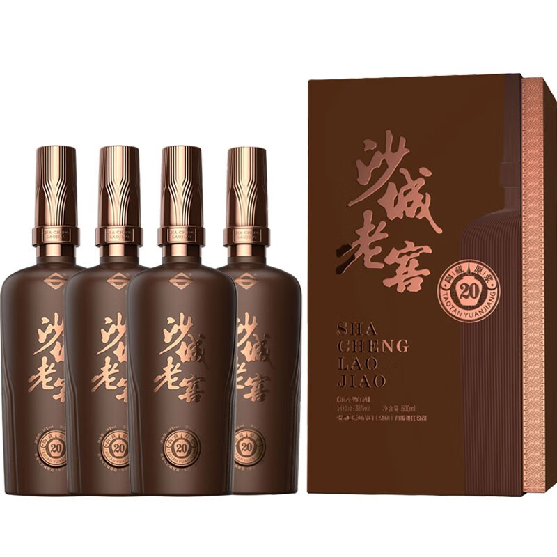 沙城老窖 陶藏原浆20年 浓香型白酒 纯粮食白酒 送礼宴请 500ml 38度