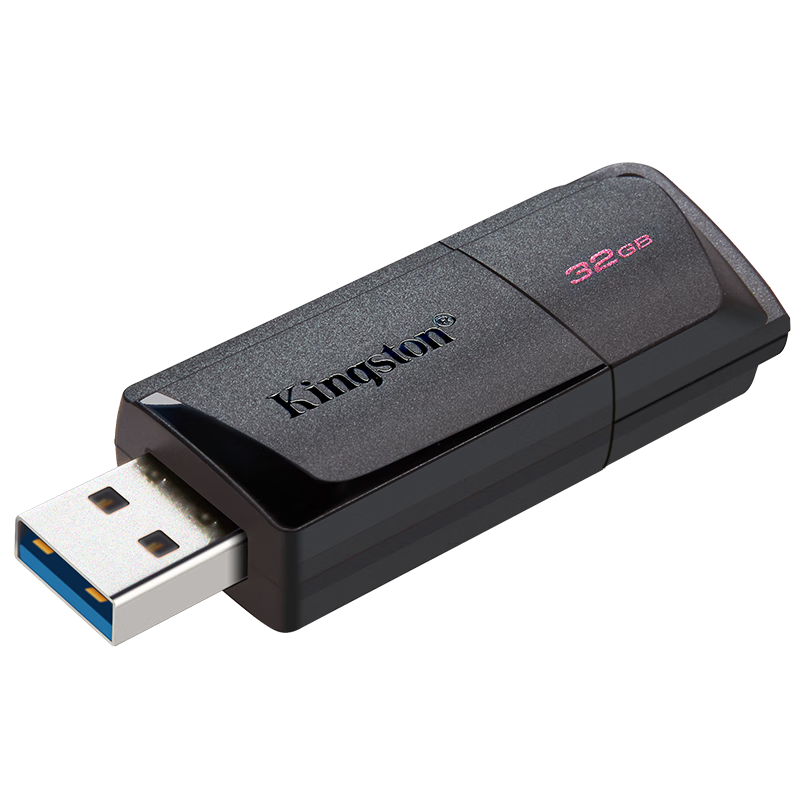 Kingston 金士顿 u盘 投标U盘企业定制优盘USB 3.2高速移动闪存盘 商务创意伸缩设计 DTXM 32G