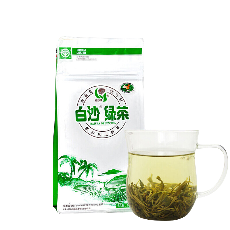 【海南馆】海南特产2022新茶春茶白沙一级绿茶春珠春露春芽 陨石坑上