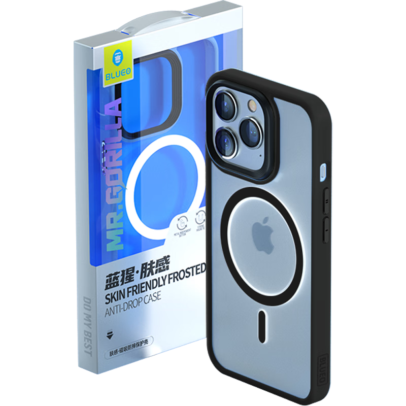 BLUEO 蓝猩 先生 苹果14promax手机壳magsafe无线肤感磁吸硅胶iPhone14promax全包防摔保护套