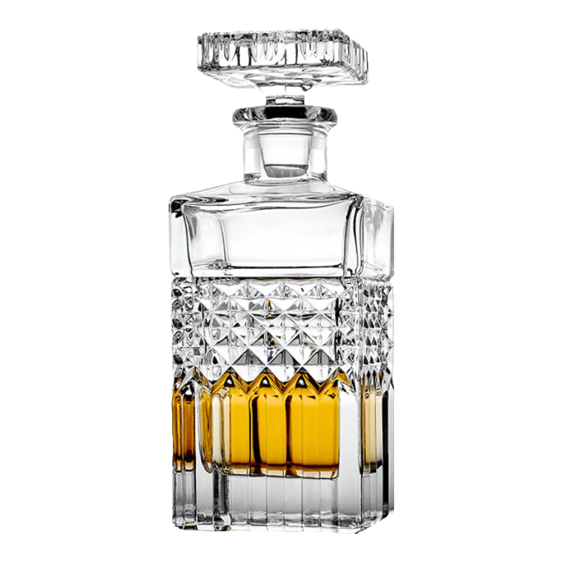 BOHEMIA捷克進(jìn)口水晶玻璃威士忌酒杯酒樽醒酒器酒具套裝輕奢家用 HARRY哈里 | 酒樽650ml 單酒樽