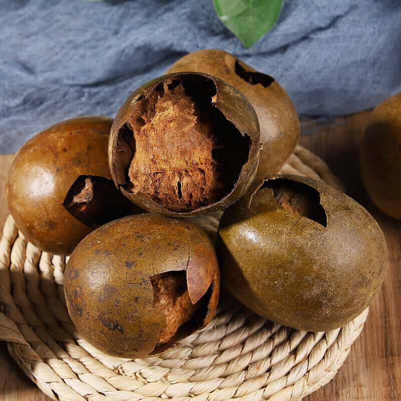 宜享健康罗汉果中大果破果响碎果广西桂林凉茶500克干果散装香料打粉