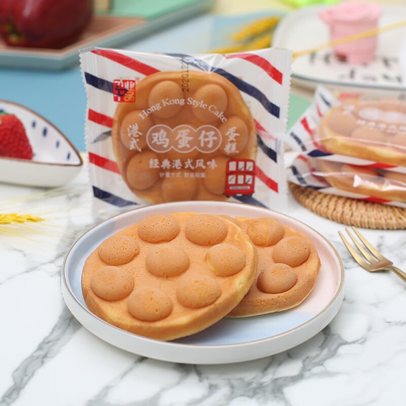 飞业十品港式鸡蛋仔蛋糕早餐鸡蛋糕代餐点心休闲零食夜宵小吃 飞业