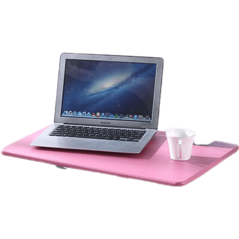 嘉际 简约卧室电脑台式折叠桌子书桌双人简易笔记本小桌子迷你折叠桌子便携式台式电脑桌简约台式折叠桌 粉色40*60(72高度)单桌