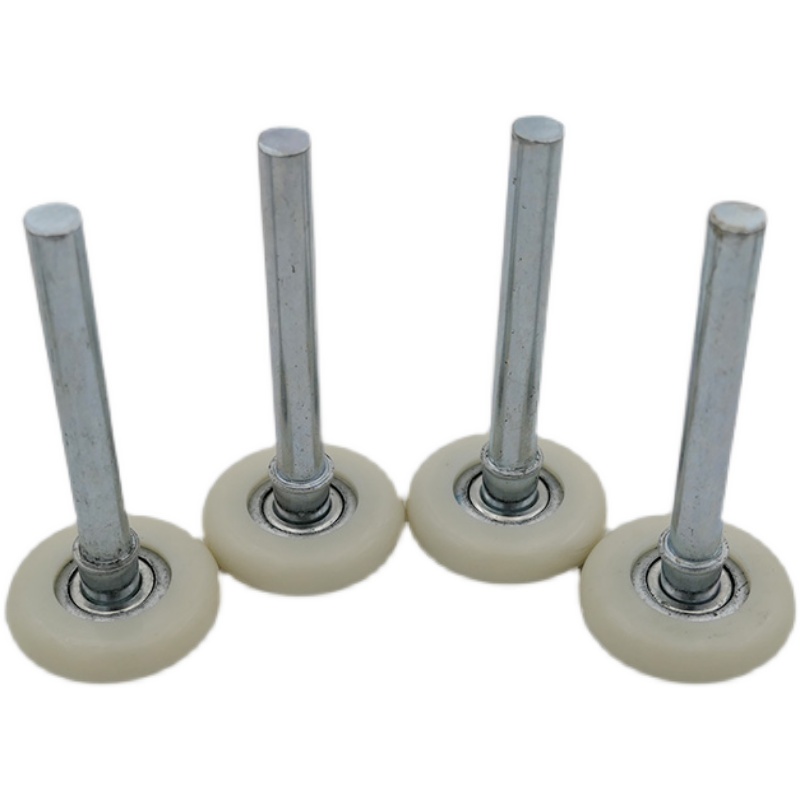 翻板车库门轮子车库门小白轮滚轮尼龙轮滑轮轱辘轨道轮车库门配件 总