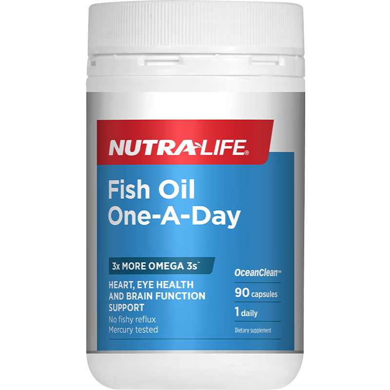 纽乐专利ITG深海鱼油90粒 吸收率+50% 900mg高浓Omega-3 专注心脑养护 纽乐深海鱼油(90粒/瓶)