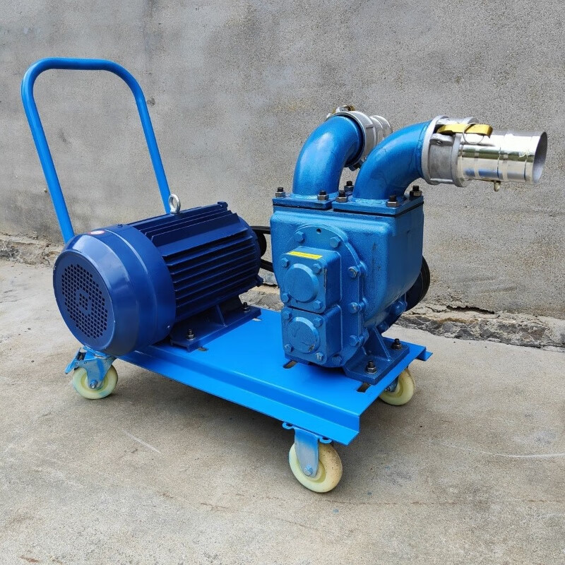 大功率吸粪泵可配电机汽油机柴油机直吸直排抽粪泵养殖场专用