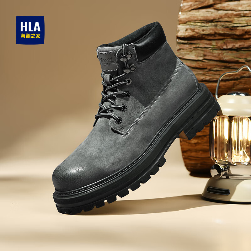 ����֮�ң�HLA����Ь���⹤װ����ѥ�и��Ŵ��ѥ��ĥ��ѥ �ڻ�ɫ 41 139Ԫ