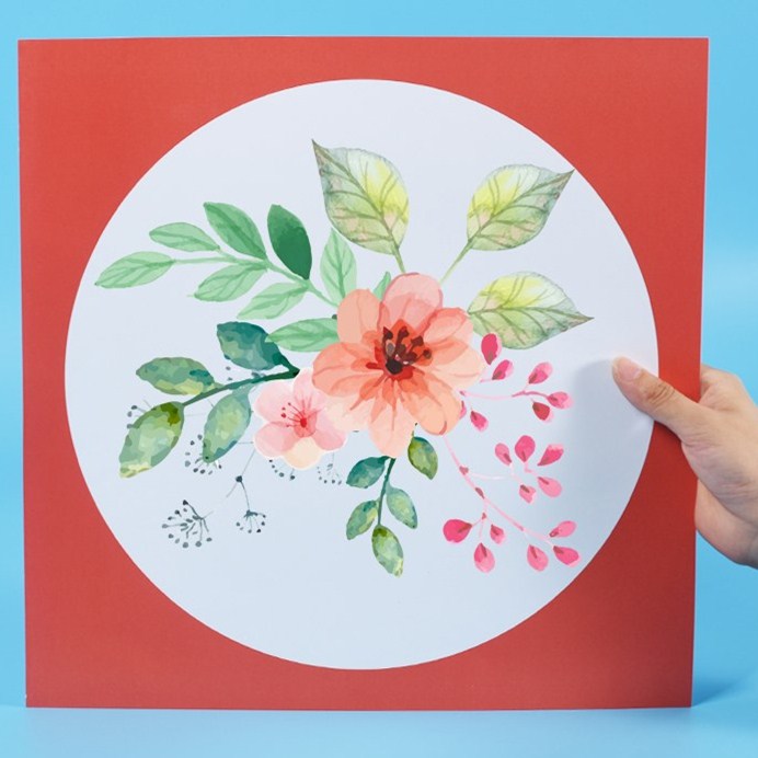 lzn 镜片纸圆形彩色卡纸绘画纸圆面素描彩铅用纸美术画画卡纸画纸