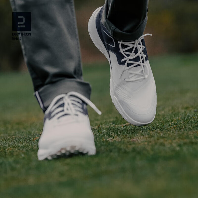 迪卡侬（DECATHLON）高尔夫鞋球鞋男防水透气夏季轻量【23年新】白色41-4653156