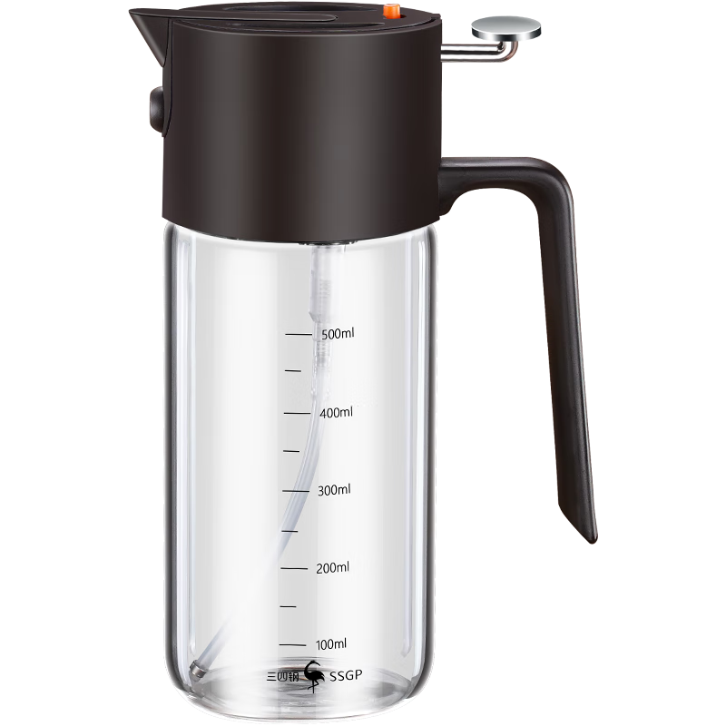 三四钢®喷油壶雾化喷雾倒油两用喷油瓶食品级玻璃油喷壶不挂油 37061