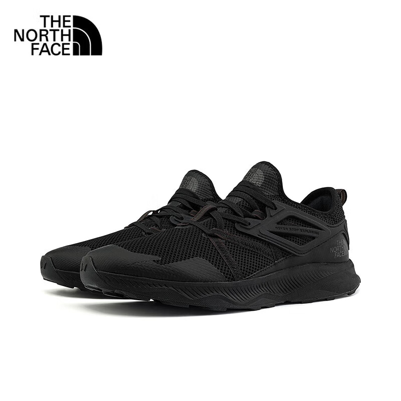 北面（The North Face）低帮徒步鞋男户外运动鞋抓地轻便健走休闲鞋 7W5S KX7 9/42 