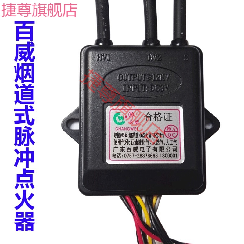 如秋新款长威电脑型强排脉冲点火器燃气热水器配件控制器脉冲 烟道式(不定时)脉冲