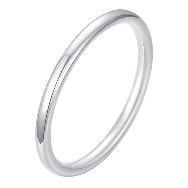 CRD克徕帝铂金戒指女戒指素金，现代时尚值得购买