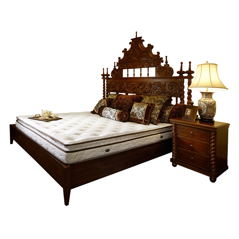 雅兰床垫 奢华双人1.8m弹簧天然乳胶床垫降音独袋弹簧  宫殿舒适版 1.8*2.0m