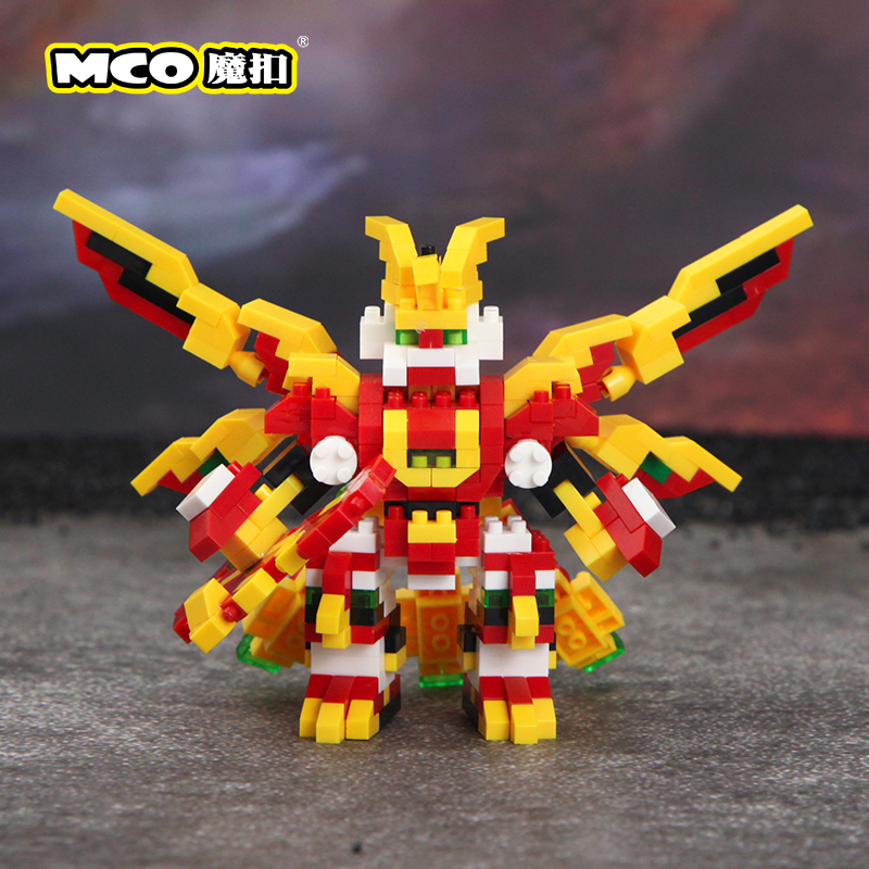 mco魔扣积木mco/魔扣小颗粒叠叠乐积木男生女生拼插迷你