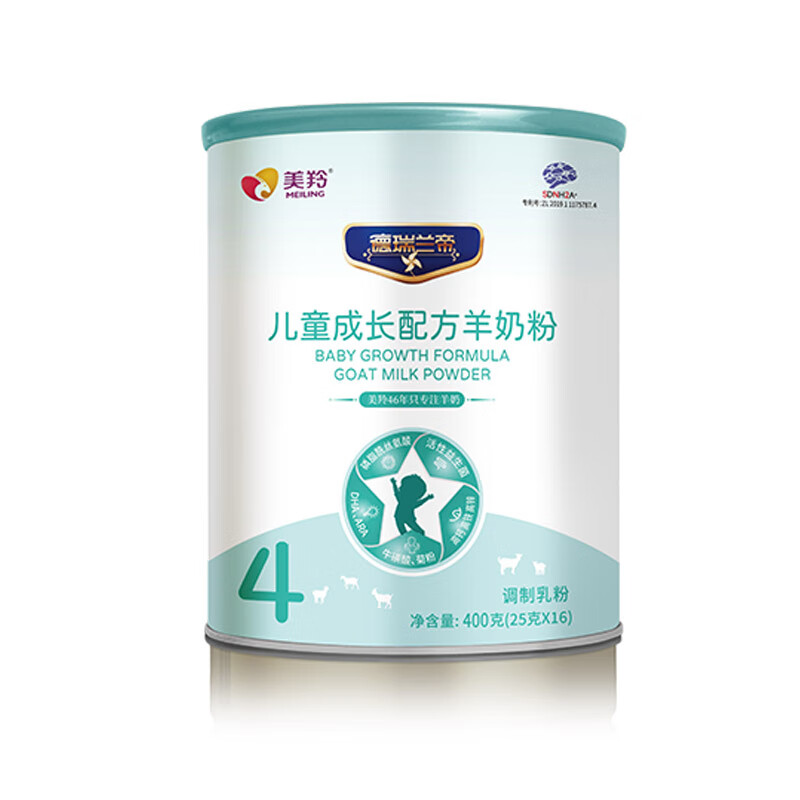美羚(meiling)美羚德瑞兰帝羊奶粉儿童成长配方羊奶粉400g 德瑞兰帝