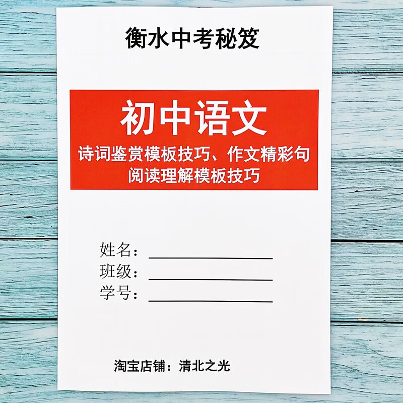 中考初中语文诗词阅读答题模板技巧作文积累衡水学霸汇编资料 62页 料 62页