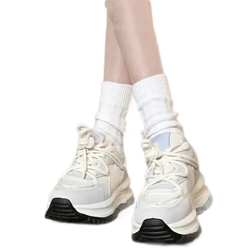 奕菓初中生黨運(yùn)動鞋女老爹季高中生學(xué)生軟妹鞋子甘鞋少女定制款 米色 37 標(biāo)準(zhǔn)碼數(shù)