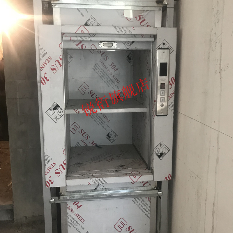 饭店传菜电梯酒店餐梯曳引式杂物电梯厨房升降机货梯食堂传菜机 轿厢