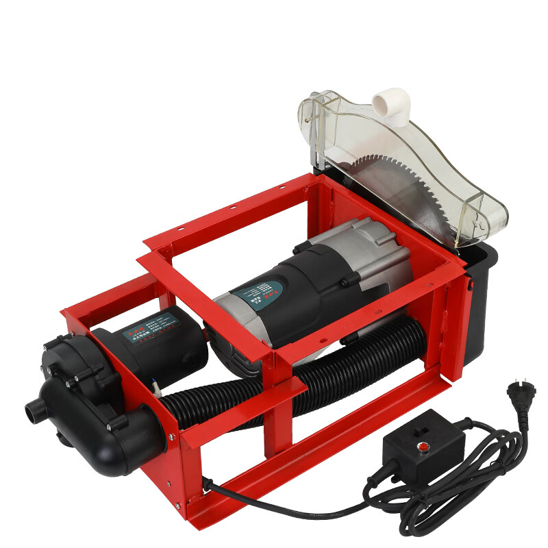 定制无尘锯木工台锯单锯小型石膏板倒装电锯切割机电动吸尘木工锯 9寸