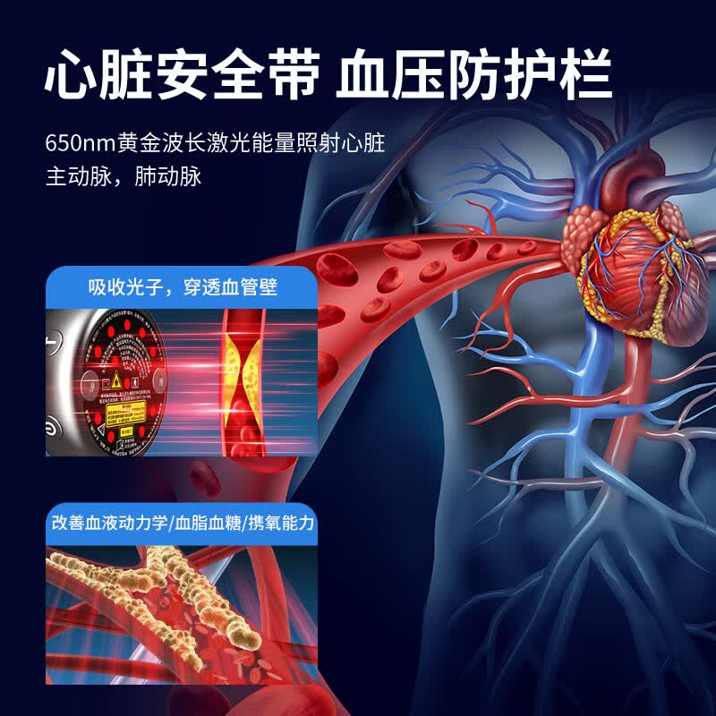益健堂半导体激光治疗仪吊坠手表降压心脑血管三高脑梗益健堂理疗仪器