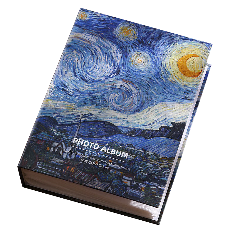 百亿补贴:欧利文6寸100张插页式油画收纳册大容量家庭影集相册本情侣纪念册(6寸过塑100张)-星月夜17.18元