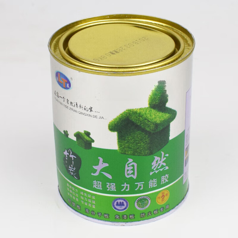 环保型大自然万能胶强力胶木工胶铝塑板防火板草坪广告布大桶 500克