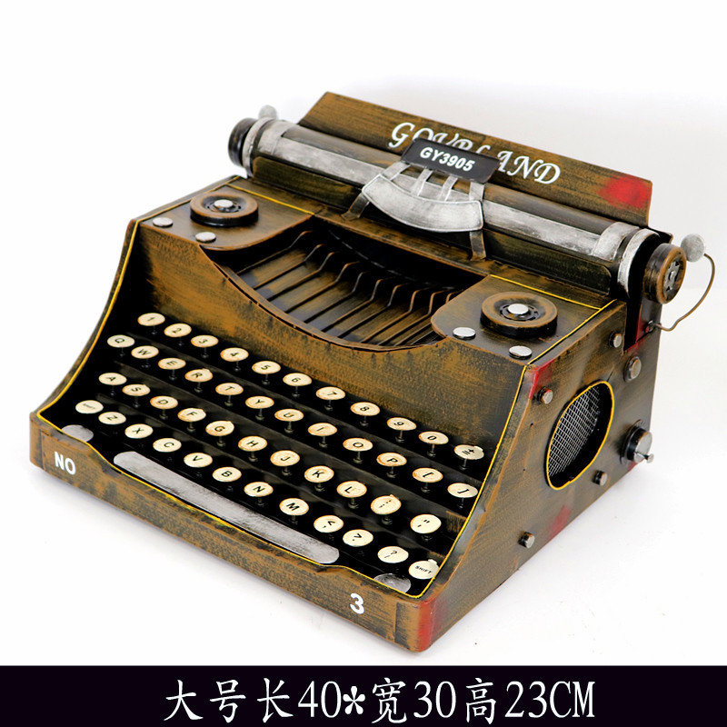 老物件 上海民国老式打字机道具摆件复古怀旧仿真古董