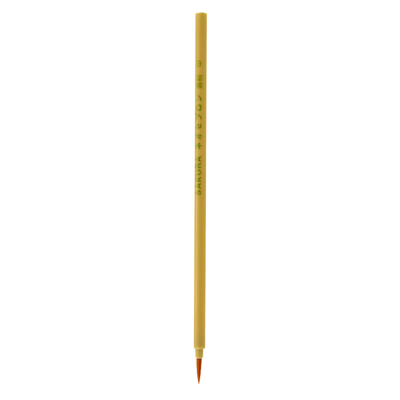 日本樱花(SAKURA)尼龙画笔毛笔水彩水粉丙烯油画笔 RNMM-P （面相 中）【日本进口】实付93.6元,折合31.2/件
