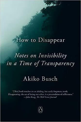 预订 how to disappear: notes on invisibility in a time of