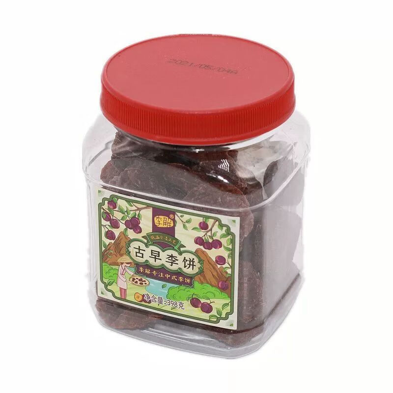 dunze李解古早味李饼蜜饯果脯零食罐装甘草言舌梅陳橙皮双华梅子早旱
