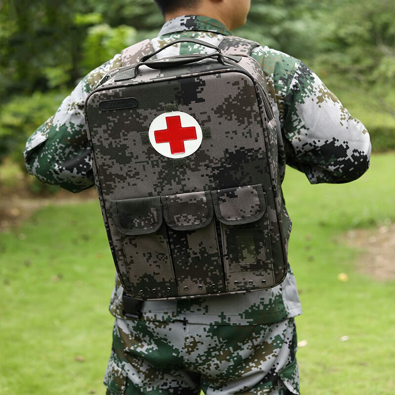 喜奈仕 野外急救背囊 卫生员背囊救援包双肩背包急救包卫生包背囊 l款