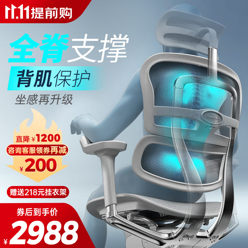 保友办公家具（Ergonor） 金豪e 2代高端人体工学椅 电脑椅子 办公椅家用电竞椅老板椅座椅 银白(Q4.0)美国网 精英版怎么看?
