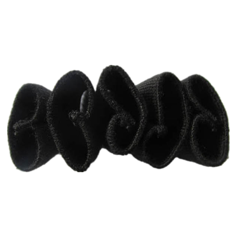 LP护指篮球手指关节套足球羽毛球排球训练装备运动球星指套护具653 LP653  黑色 五只装 均码 护指套