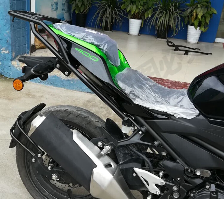 mdng适用于川崎z400尾架ninja400后扶手尾翼后货架挪车摩托车改装配件