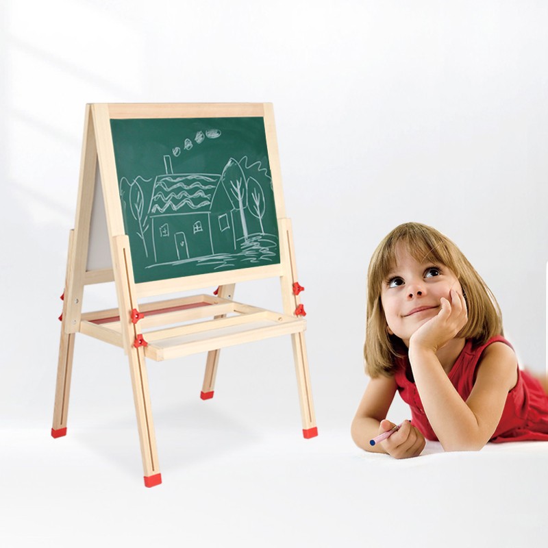 yestep黑板儿童双面家用磁性写字板儿童画板小黑板支架式宝宝画画板S4画板评测质量好吗？老司机指教诉说