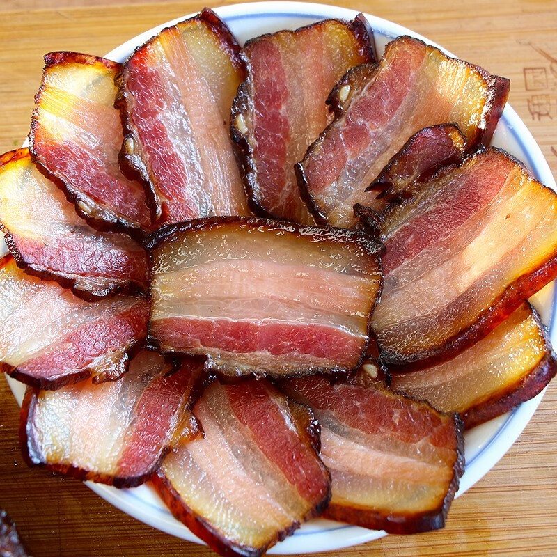 千畅安腊肉四川特产农家自制烟熏五花老腊肉水晶透明特色腊味 (烟熏五