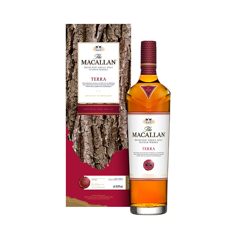 麦卡伦（MACALLAN）赤木 苏格兰单一麦芽威士忌 700ml 洋酒