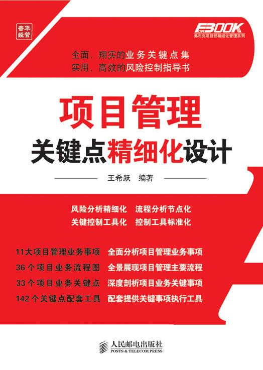 项目管理关键点精细化设计【正版图书】